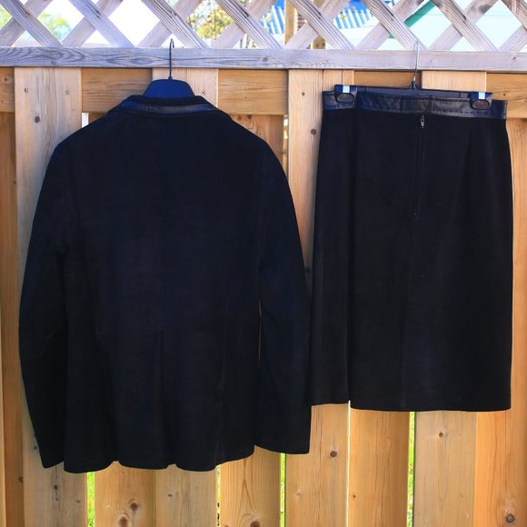 Danier Suede Jacket and Skirt Set - Picture 2 of 7